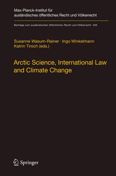 Cover image for book Arctic Science, International Law and Climate Change
