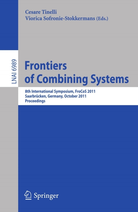Frontiers of Combining Systems 
