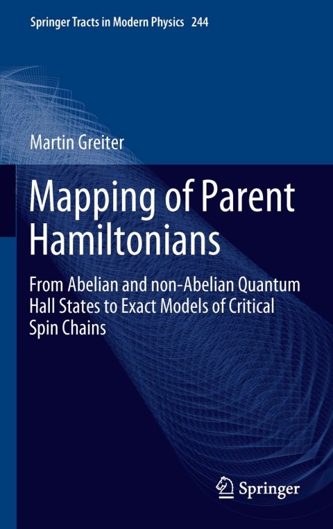 Cover image for book Mapping of Parent Hamiltonians