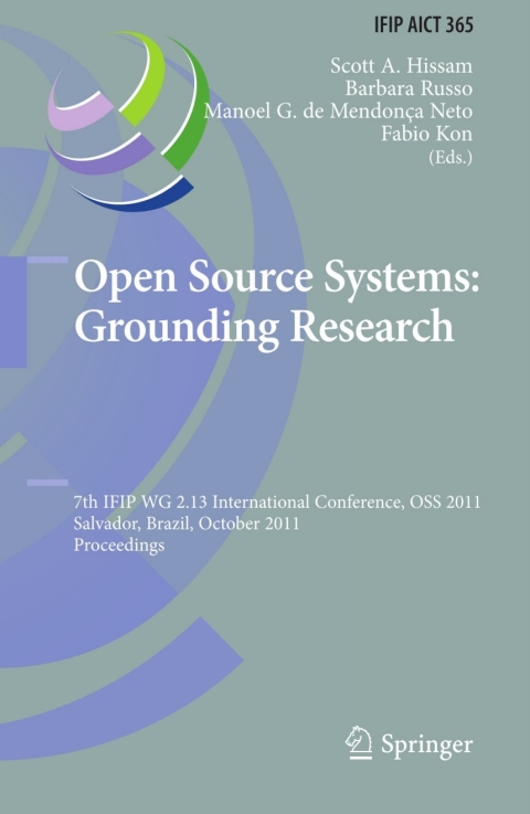 Cover image for book Open Source Systems: Grounding Research