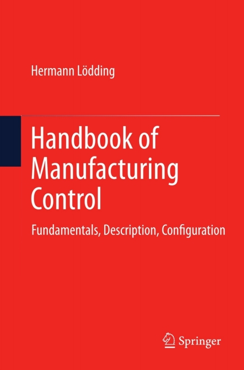 Cover image for book Handbook of Manufacturing Control