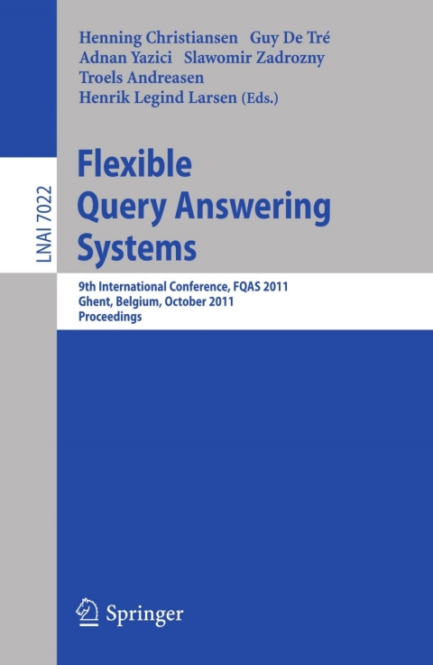 Cover image for book Flexible Query Answering Systems