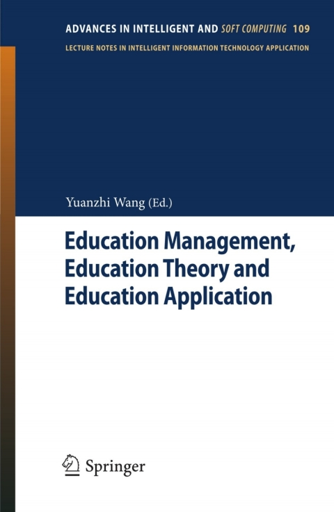 Cover image for book Education Management, Education Theory and Education Application