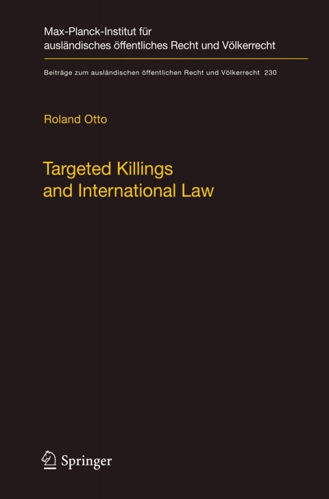 Cover image for book Targeted Killings and International Law