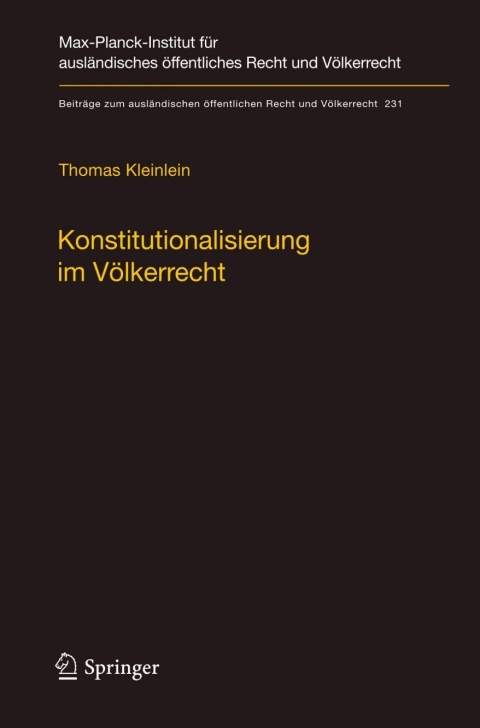 Cover image for book Konstitutionalisierung im Völkerrecht