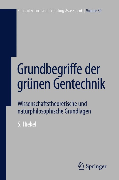 Cover image for book Grundbegriffe der grünen Gentechnik