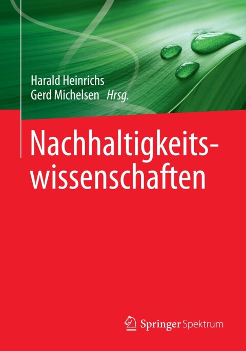 Cover image for book Nachhaltigkeitswissenschaften