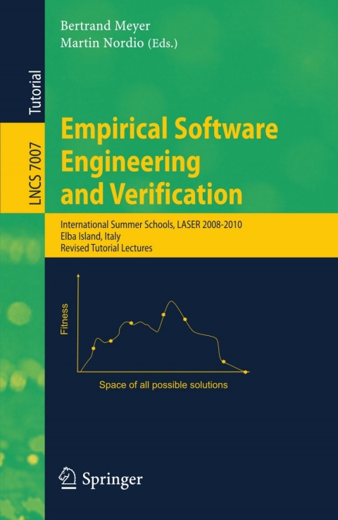 Cover image for book Empirical Software Engineering and Verification