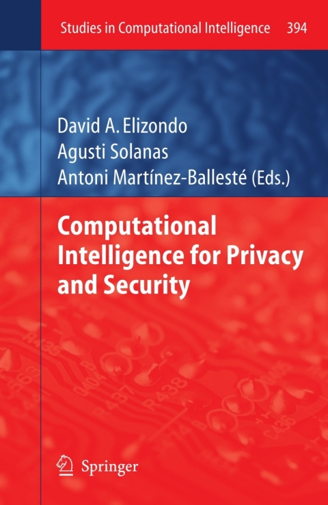 Cover image for book Computational Intelligence for Privacy and Security