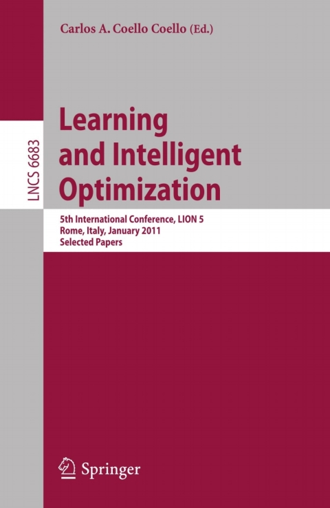 Cover image for book Learning and Intelligent Optimization