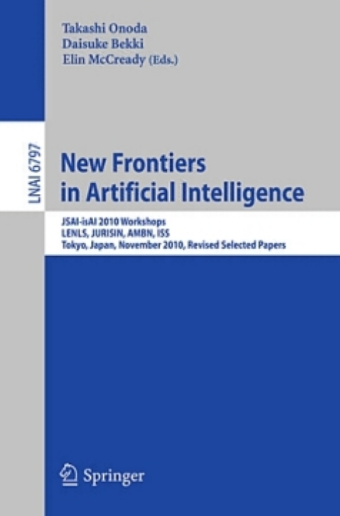 Cover image for book New Frontiers in Artificial Intelligence