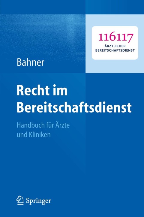Cover image for book Recht im Bereitschaftsdienst