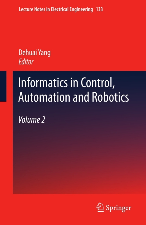 Cover image for book Informatics in Control, Automation and Robotics