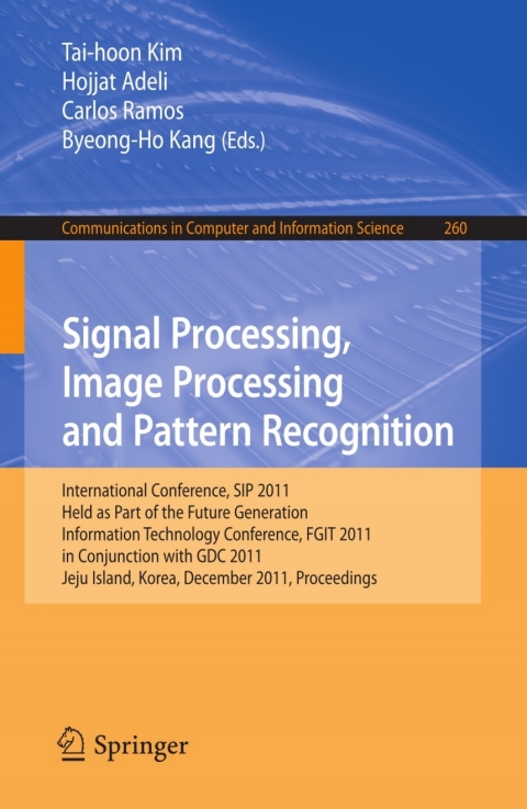 Cover image for book Signal Processing, Image Processing and Pattern Recognition