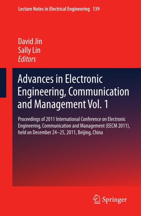 Cover image for book Advances in Electronic Engineering, Communication and Management Vol.1