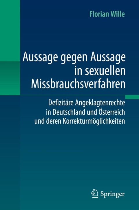 Cover image for book Aussage gegen Aussage in sexuellen Missbrauchsverfahren