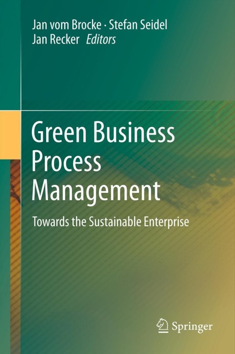 Cover image for book Green Business Process Management