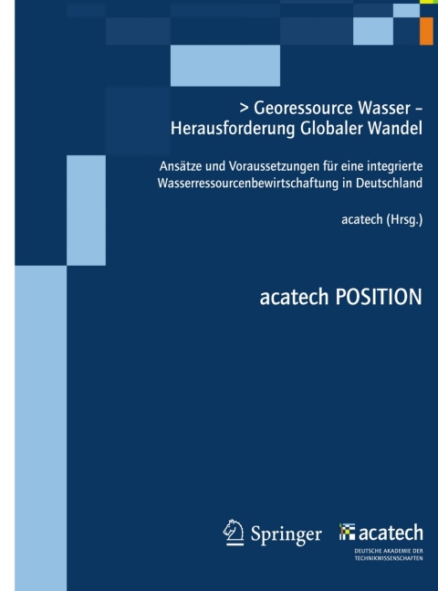 Cover image for book Georessource Wasser - Herausforderung Globaler Wandel