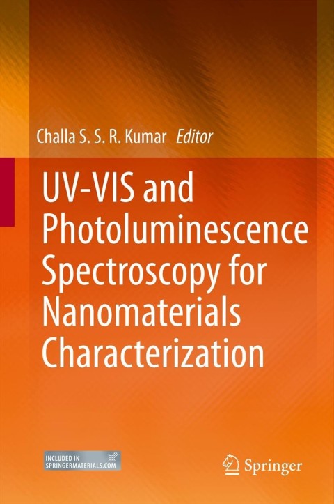 Cover image for book UV-VIS and Photoluminescence Spectroscopy for Nanomaterials Characterization