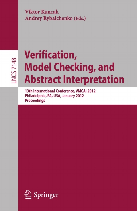 Cover image for book Verification, Model Checking, and Abstract Interpretation