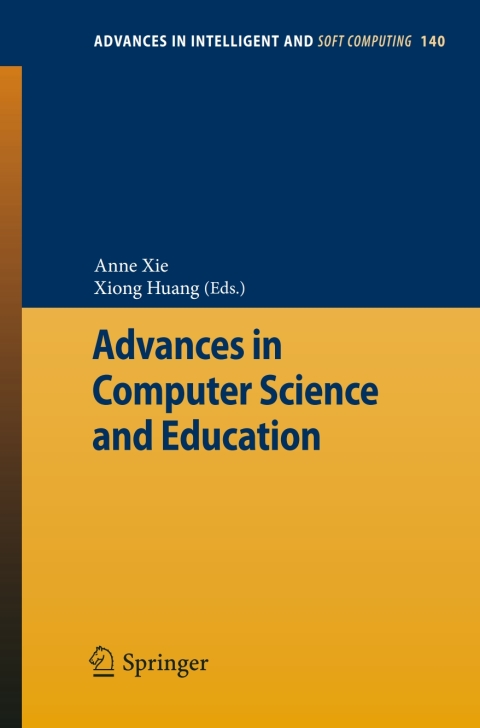 Cover image for book Advances in Computer Science and Education