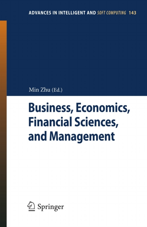 Cover image for book Business, Economics, Financial Sciences, and Management