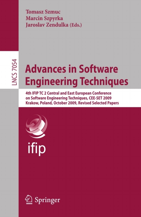 Cover image for book Advances in Software Engineering Techniques