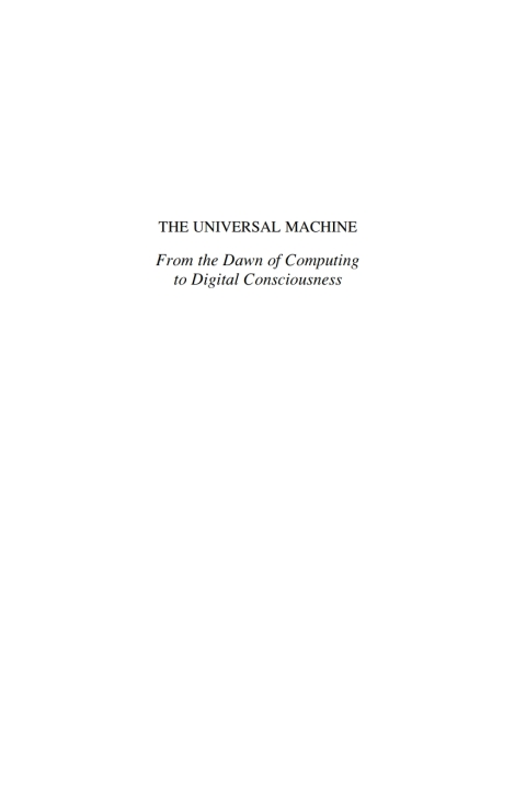 The Universal Machine 