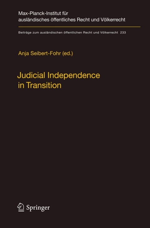 Cover image for book Judicial Independence in Transition