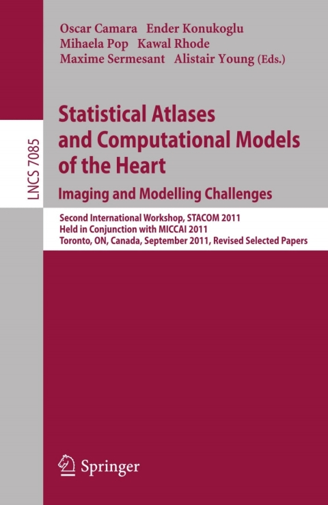 Cover image for book Statistical Atlases and Computational Models of the Heart: Imaging and Modelling Challenges