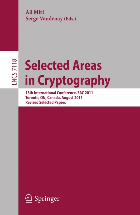Cover image for book Selected Areas in Cryptography