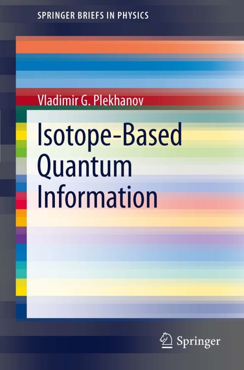 Cover image for book Isotope-Based Quantum Information