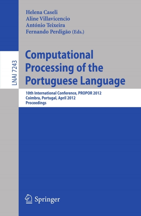Cover image for book Computational Processing of the Portuguese Language