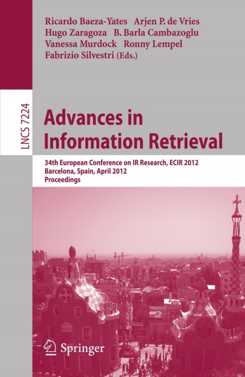 Cover image for book Advances in Information Retrieval