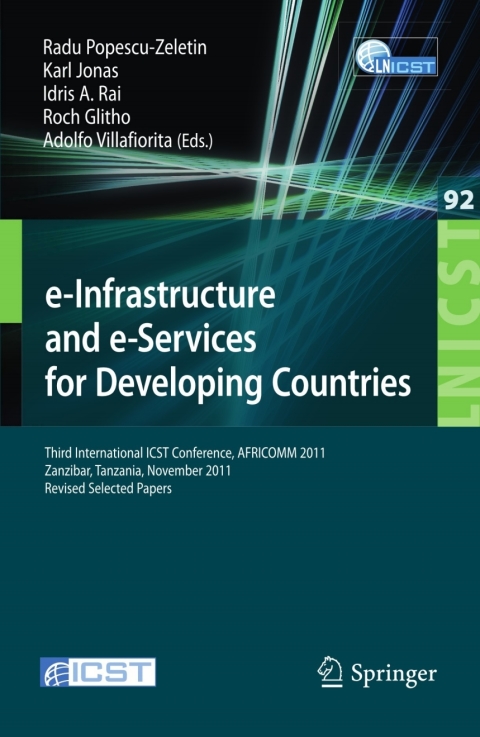 Cover image for book e-Infrastructure and e-Services for Developing Countries