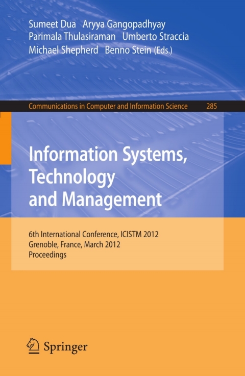 Cover image for book Information Systems, Technology and Management