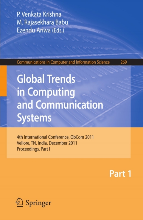 Cover image for book Global Trends in Computing and Communication Systems