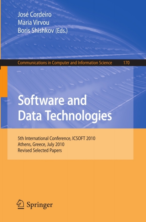 Cover image for book Software and Data Technologies