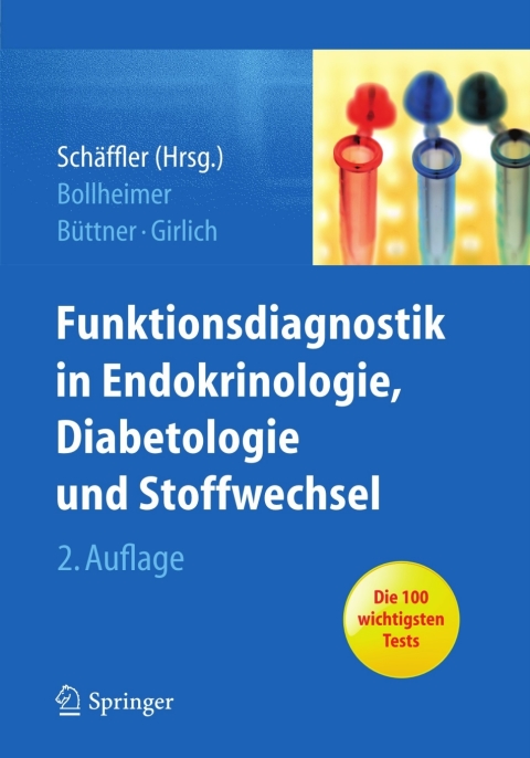 Cover image for book Funktionsdiagnostik in Endokrinologie, Diabetologie und Stoffwechsel