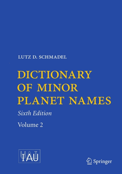 Cover image for book Dictionary of Minor Planet Names
