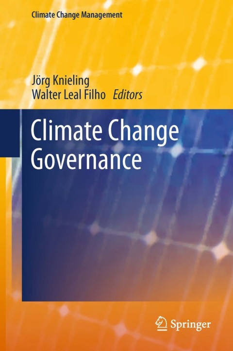 Cover image for book Climate Change Governance