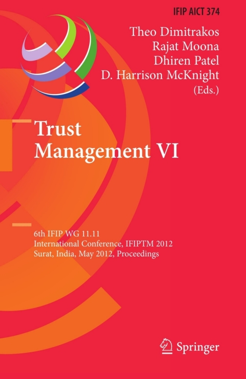 Cover image for book Trust Management VI