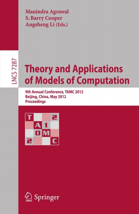 Theory and Applications of Models of Computation 