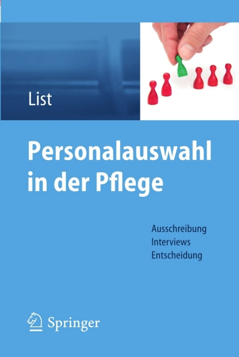 Cover image for book Personalauswahl in der Pflege