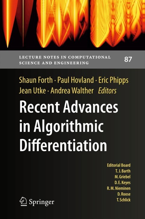 Cover image for book Recent Advances in Algorithmic Differentiation