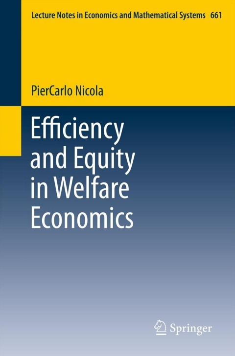 Cover image for book Efficiency and Equity in Welfare Economics