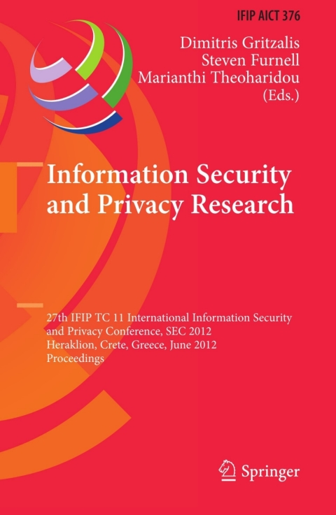 Cover image for book Information Security and Privacy Research