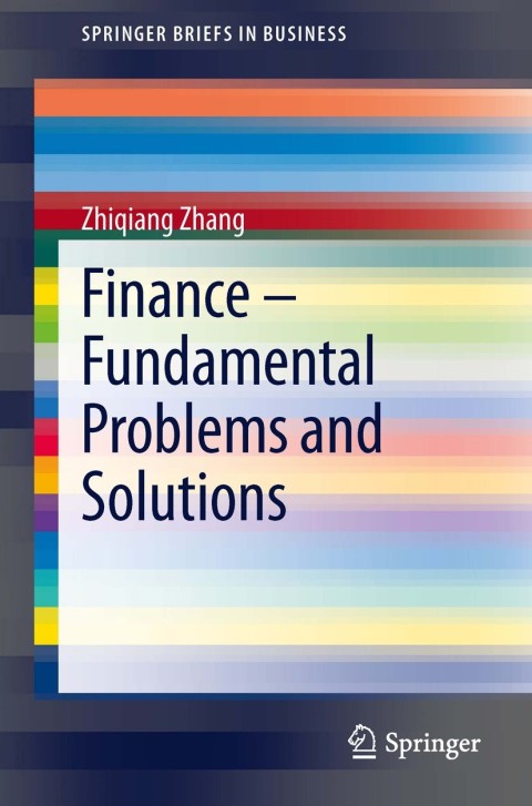 Cover image for book Finance – Fundamental Problems and Solutions