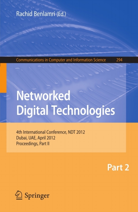 Cover image for book Networked Digital Technologies, Part II