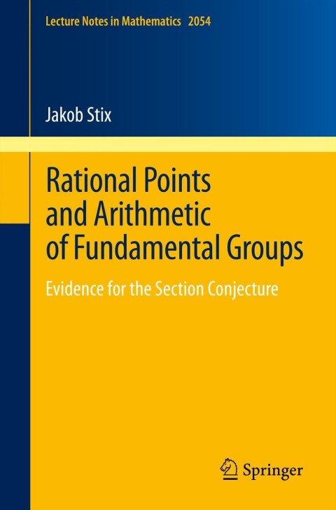 Cover image for book Rational Points and Arithmetic of Fundamental Groups